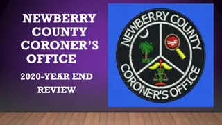 Newberry County Coroner's Office 2020 Year-End Review