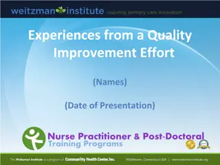 Quality Improvement Effort in Nurse Practitioner Training Programs