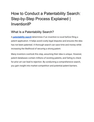 How to Conduct a Patentability Search: A Step-by-Step Guide | InventionIP