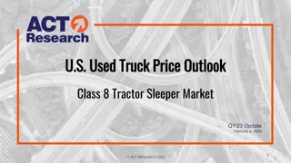 Insightful Used Truck Price Forecasts for U.S. Market