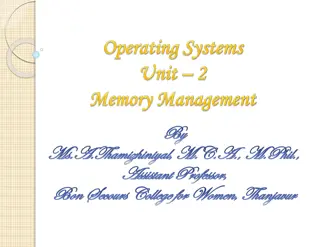 Memory Management in Operating Systems