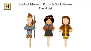 Popsicle Stick Figures from the Book of Mormon Characters H List