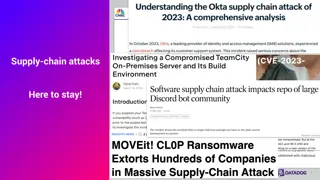 The Growing Threat of Supply Chain Attacks