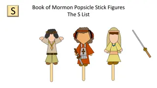 Book of Mormon Popsicle Stick Figures: Characters and Stories