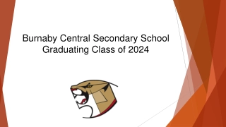 Burnaby Central Secondary School Graduation and Course Information