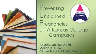 Preventing Unplanned Pregnancies on Arkansas College Campuses