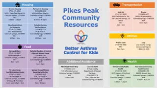 Community Resources for Housing and Assistance in Colorado Springs and Weld County