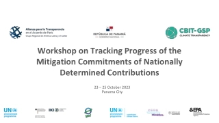 Workshop on Tracking Progress of the Mitigation Commitments of Nationally Determined Contributions