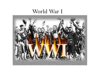 The Inevitability of World War I and Illusions of 1914-1915