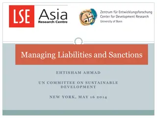 Managing Liabilities and Sanctions in Sustainable Development Context