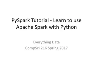 Learn PySpark: Apache Spark Tutorial with Python