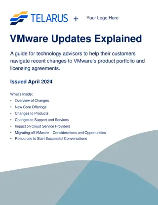VMware Updates and Transition to Subscription Models Explained