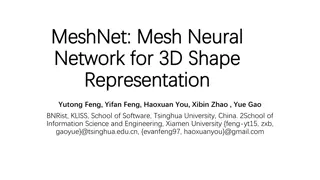 Advanced 3D Shape Representation using Mesh Neural Network