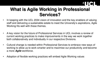 Agile Working in Professional Services at UCL