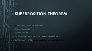 Superposition Theorem in Electrical Engineering
