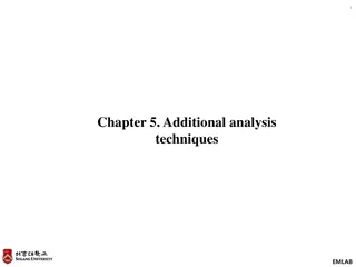 Advanced Analysis Techniques for Circuits in EMLAB