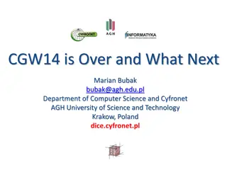 CGW14 Event Recap: Presentations, Posters, and Future Opportunities