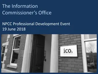 Key Points from The Information Commissioner's Office Professional Development Event