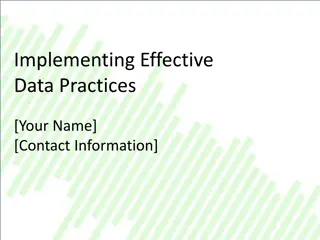 Effective Data Practices for Research: Implementing Strategies