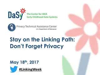 Privacy and Confidentiality in Early Childhood Data Systems