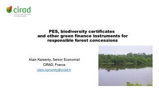 Understanding Payments for Environmental Services in Responsible Forest Concessions