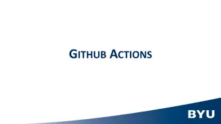 Exploring Github Actions for Workflow Automation
