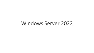 Installing and Configuring Windows Server 2022 on VMware Workstation Pro
