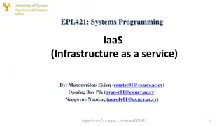 Infrastructure as a Service in Cloud Computing