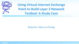 Building Layer 3 Network Testbed Using Virtual Internet Exchange Point
