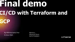 CI/CD Terraform GCP Deployment Strategy