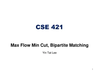 Max Flow Min Cut Theorem and Ford-Fulkerson Algorithm