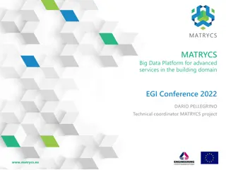 MATRYCS Big Data Platform for Advanced Services in the Building Domain at EGI Conference 2022