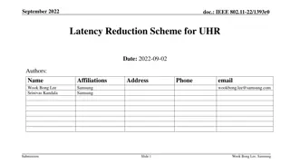 Latency Reduction Scheme for Ultra High Rate Wireless Networks