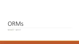 Object-Relational Mapping (ORM) for Efficient Data Management