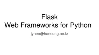 Creating Web Applications with Flask: A Python Web Framework