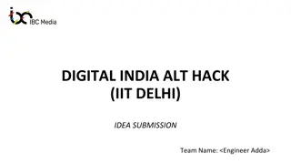 Innovative Idea Submission for Digital India Alt Hack by Engineer Adda
