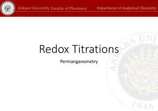 Permanganometry in Redox Titrations