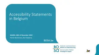 Accessibility Statements in Belgium and the Netherlands - Key Insights