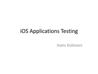 iOS Applications Testing and Literature Reviews: Insights and Future Plans