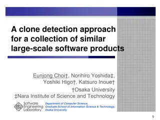 Efficient Clone Detection Approach for Software Products