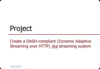 Create DASH-Compliant Live Streaming System - NUS SOC CS5248-2015 Roger Zimmermann