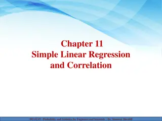 Simple Linear Regression and Correlation in Statistics