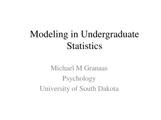 Statistical Modeling in Psychology