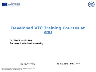 Engineering Training Courses at GJU - Developed VTC Training