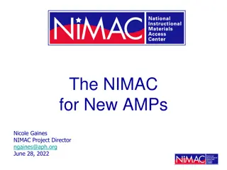 Introduction to NIMAC for Accessible Educational Materials