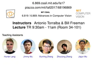 Computer Vision Course at MIT: Assignments, Projects, and Materials