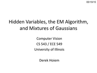 Advanced Techniques in Computer Vision: EM Algorithm and Gaussian Mixtures