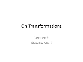 Transformations in Mathematics