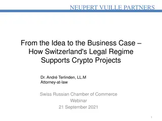 Switzerland's Legal Framework for Crypto Projects: Insights and Guidelines