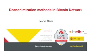 Deanonimization Methods in Bitcoin Network Analysis